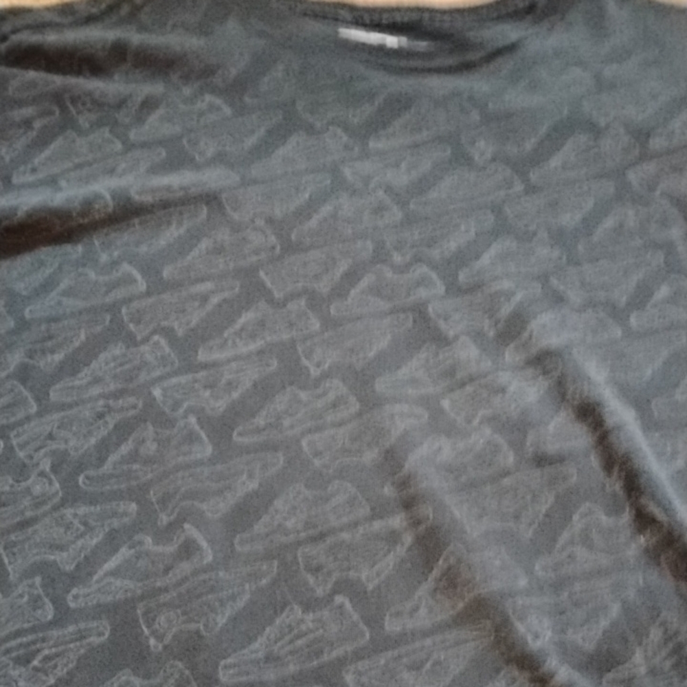 DC vintage Black Graphic Doble sided all over print XL Tee